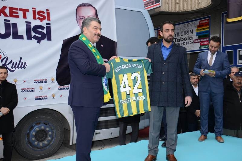 Sağlık Bakanı Fahrettin Koca memleketi Konya'da 27