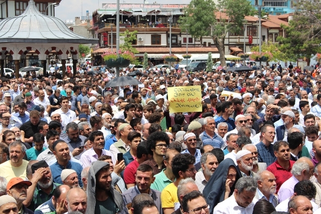 Konya'da Mursi için gıyabi cenaze namazı 19