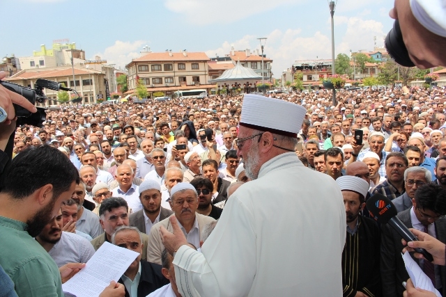 Konya'da Mursi için gıyabi cenaze namazı 22