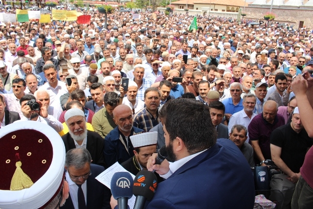 Konya'da Mursi için gıyabi cenaze namazı 26