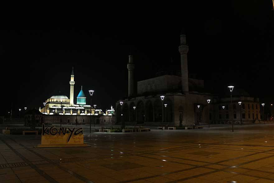 Konya'da ikinci sokağa çıkma yasağı böyle başladı 1