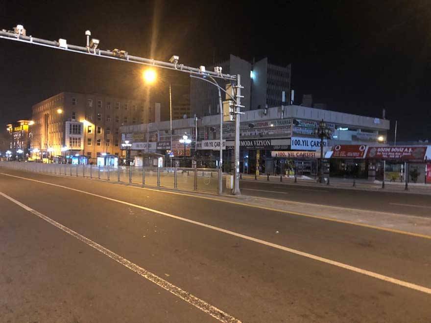 Ankara'da sokağa çıkma yasağının ilk gününden ilk görüntüler 5
