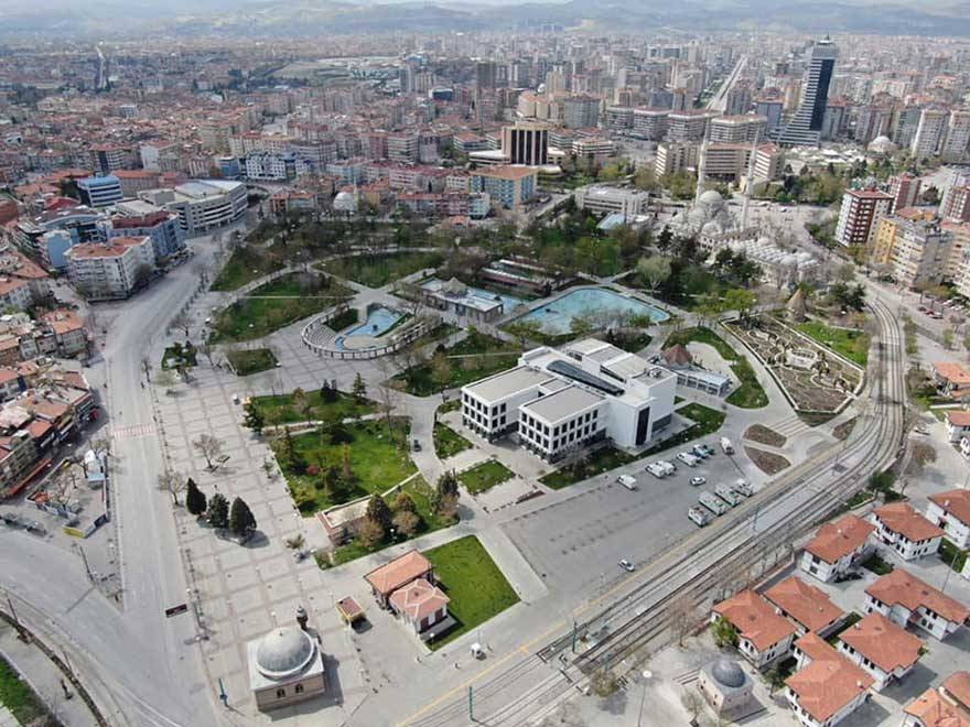 Konya bugün bu açıdan görüntülendi! Hem de şehrin tamamı 1