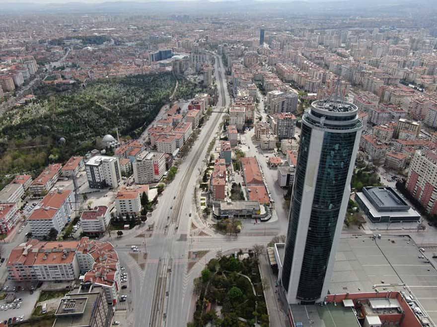Konya bugün bu açıdan görüntülendi! Hem de şehrin tamamı 2
