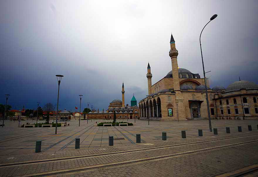 Sokağa çıkma yasağında Konya kartpostallık görüntüler verdi 4