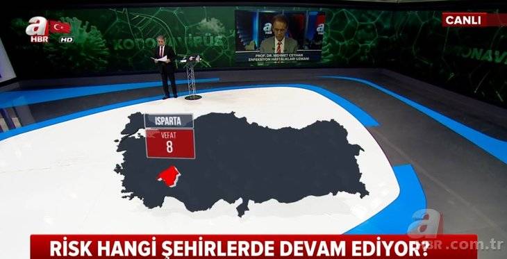 Türkiye'de hangi şehirde kaç kişi koronavirüsten yaşamını yitirdi! İŞTE İL İL HARİTA! 14