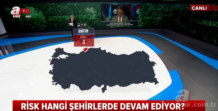 Türkiye'de hangi şehirde kaç kişi koronavirüsten yaşamını yitirdi! İŞTE İL İL HARİTA! 17