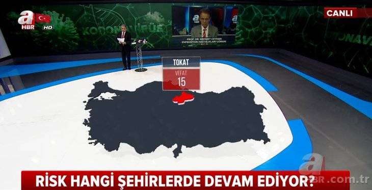 Türkiye'de hangi şehirde kaç kişi koronavirüsten yaşamını yitirdi! İŞTE İL İL HARİTA! 20