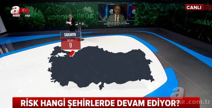 Türkiye'de hangi şehirde kaç kişi koronavirüsten yaşamını yitirdi! İŞTE İL İL HARİTA! 22