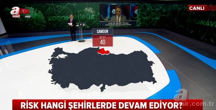 Türkiye'de hangi şehirde kaç kişi koronavirüsten yaşamını yitirdi! İŞTE İL İL HARİTA! 25