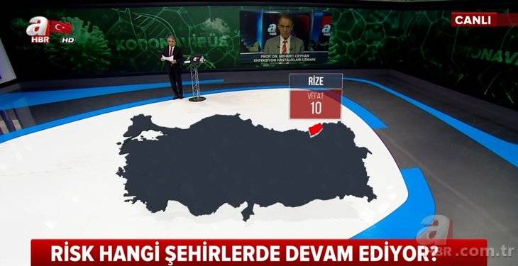 Türkiye'de hangi şehirde kaç kişi koronavirüsten yaşamını yitirdi! İŞTE İL İL HARİTA! 26