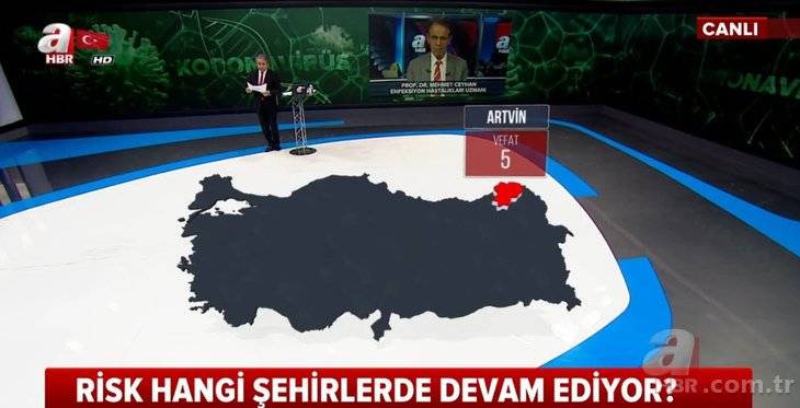 Türkiye'de hangi şehirde kaç kişi koronavirüsten yaşamını yitirdi! İŞTE İL İL HARİTA! 27