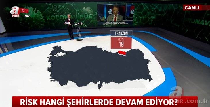Türkiye'de hangi şehirde kaç kişi koronavirüsten yaşamını yitirdi! İŞTE İL İL HARİTA! 29