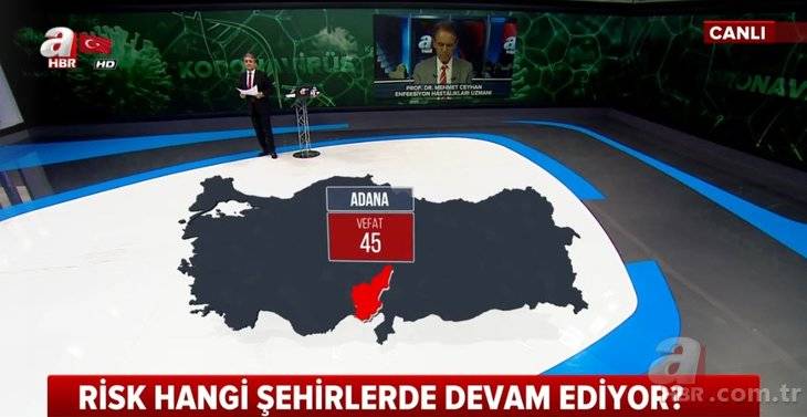Türkiye'de hangi şehirde kaç kişi koronavirüsten yaşamını yitirdi! İŞTE İL İL HARİTA! 3