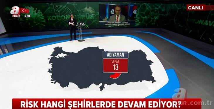 Türkiye'de hangi şehirde kaç kişi koronavirüsten yaşamını yitirdi! İŞTE İL İL HARİTA! 32