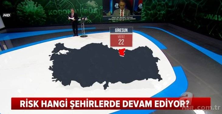 Türkiye'de hangi şehirde kaç kişi koronavirüsten yaşamını yitirdi! İŞTE İL İL HARİTA! 34