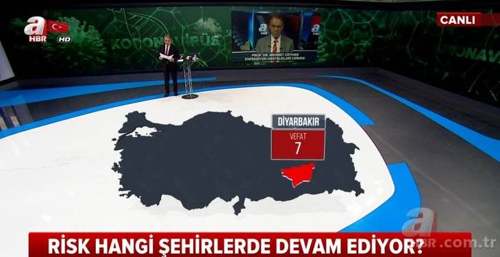 Türkiye'de hangi şehirde kaç kişi koronavirüsten yaşamını yitirdi! İŞTE İL İL HARİTA! 39