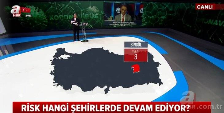 Türkiye'de hangi şehirde kaç kişi koronavirüsten yaşamını yitirdi! İŞTE İL İL HARİTA! 46