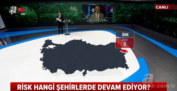 Türkiye'de hangi şehirde kaç kişi koronavirüsten yaşamını yitirdi! İŞTE İL İL HARİTA! 49