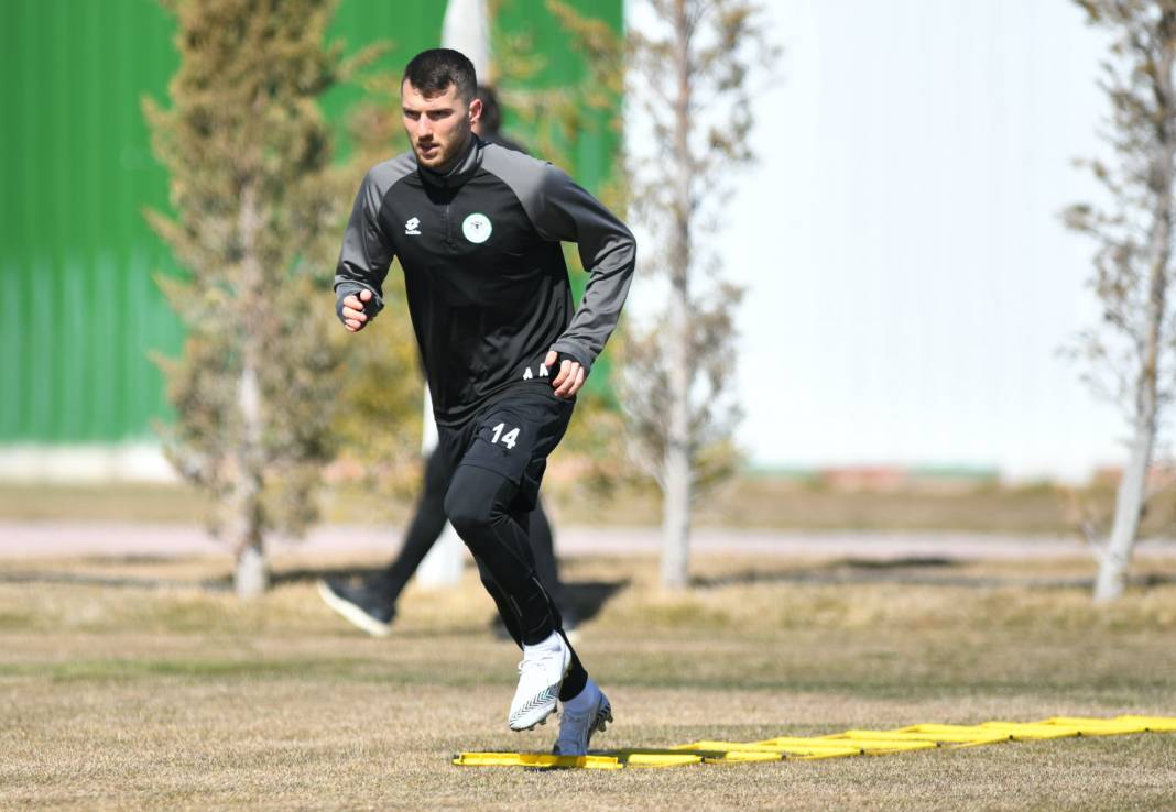 Konyaspor'da sakatlar dönüyor! Antrenmana çıktılar 13