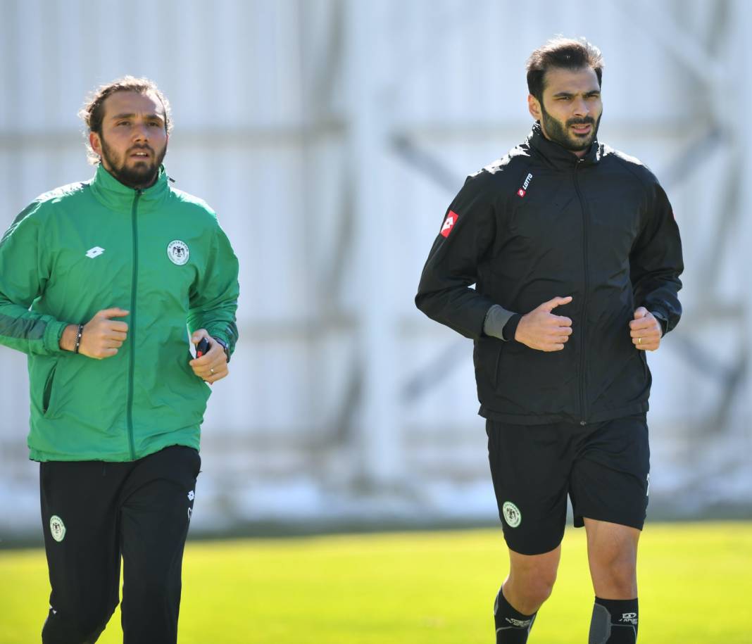 Konyaspor'da sakatlar dönüyor! Antrenmana çıktılar 2