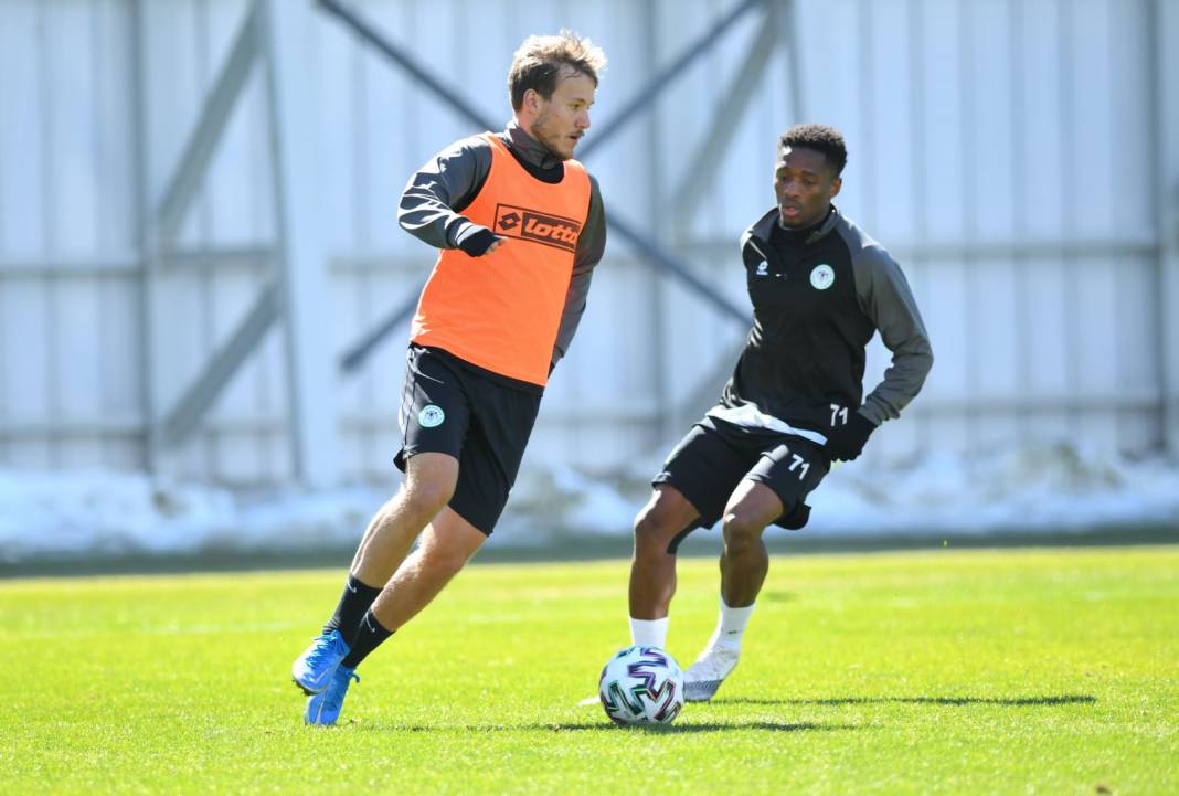 Konyaspor'da sakatlar dönüyor! Antrenmana çıktılar 5