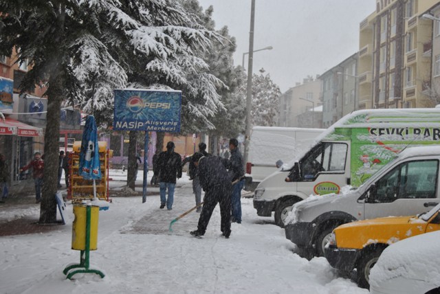 Konyada kar yağışı 11