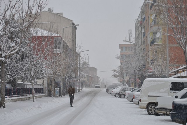 Konyada kar yağışı 6