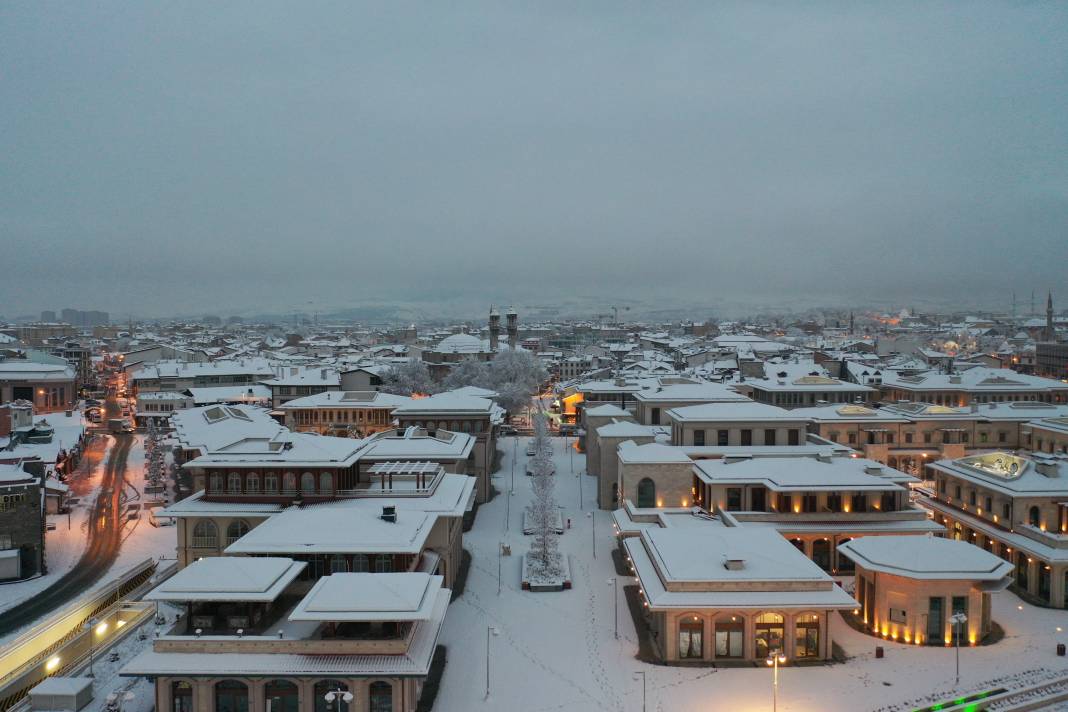 Konya'dan Kartpostallık Kar Manzaraları! 2023 Fotoğrafları