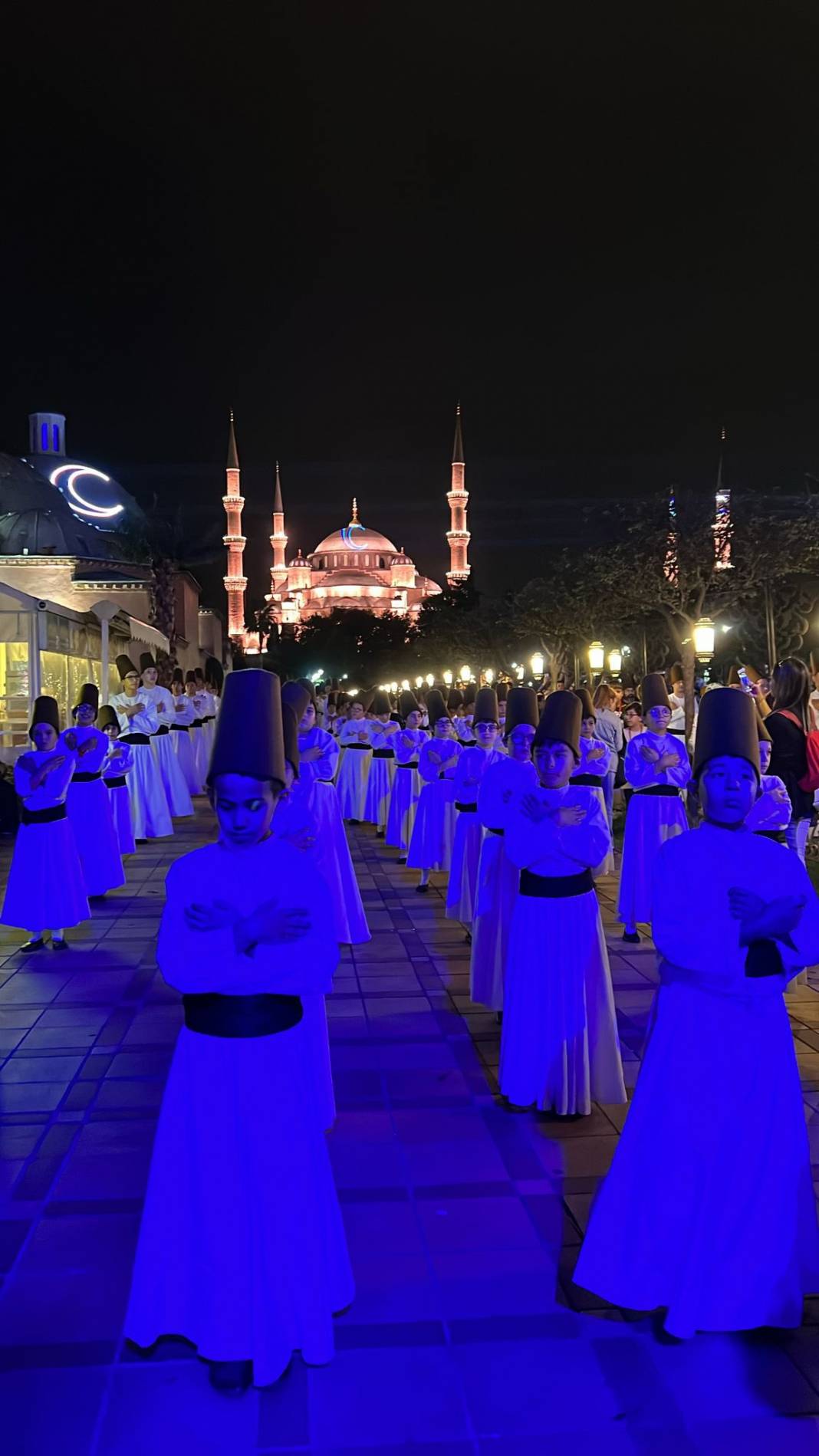 Ayasofya-i Kebir Camii Şerifi önünde 750 semazenle Sema Ayin-i Şerifi 4