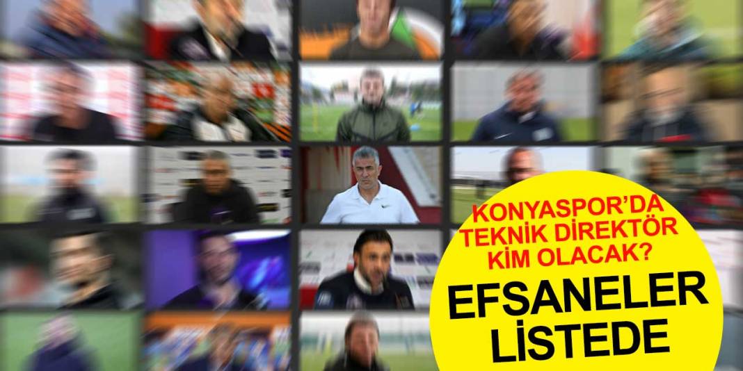 Konyaspor kiminle anlaşacak? İşte Teknik Direktör Adayları