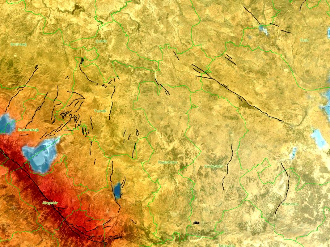 AFAD haritayı güncelledi: Konya’nın 2 ilçesi yüksek deprem riski altında! 12