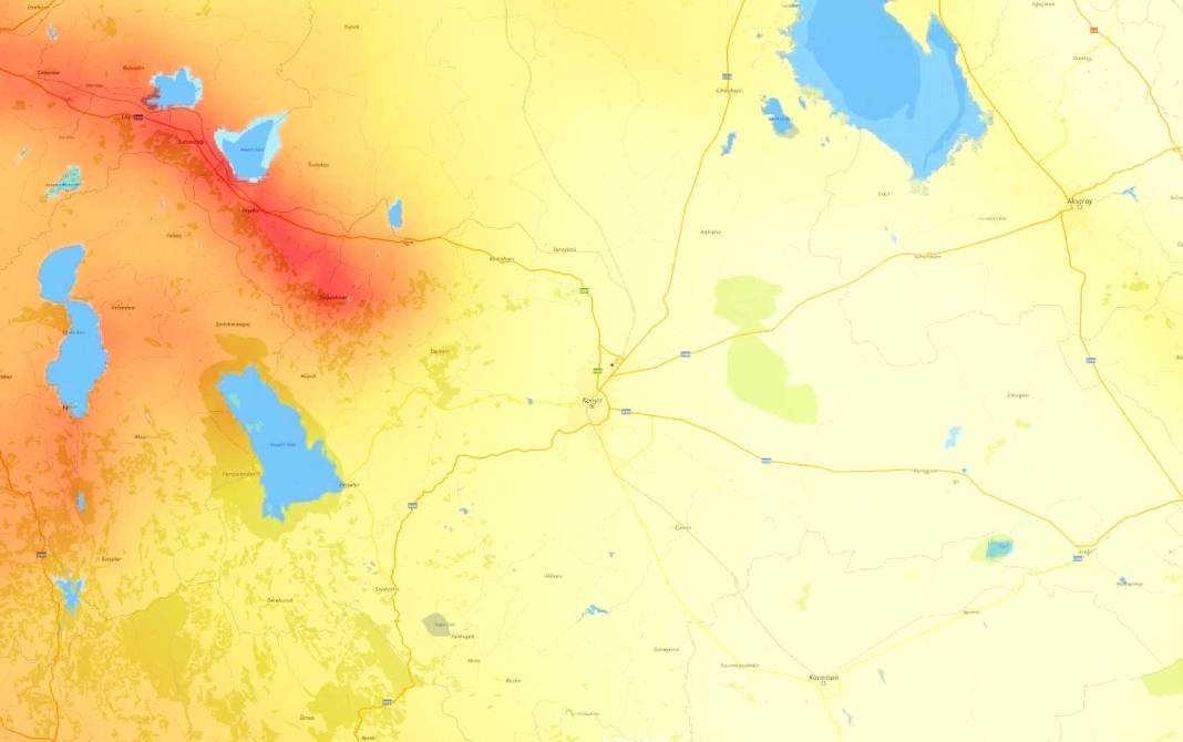 AFAD haritayı güncelledi: Konya’nın 2 ilçesi yüksek deprem riski altında! 13