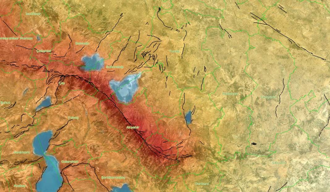 AFAD haritayı güncelledi: Konya’nın 2 ilçesi yüksek deprem riski altında! 14