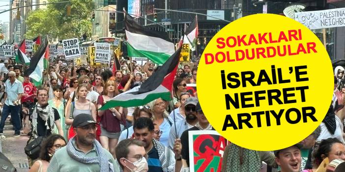 Amerika Sokakları Gazze İçin Doldu Taştı