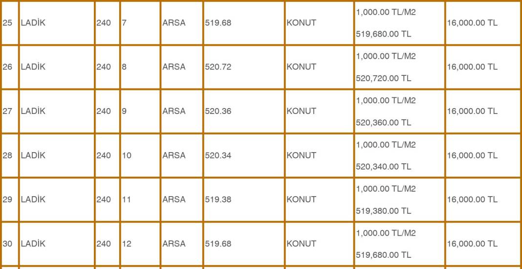 Konya’da 500 Bin TL’ye Bahçeli Ev Fırsatı! 22 Ekim’de 51 Arsa Satışa Çıkıyor 6