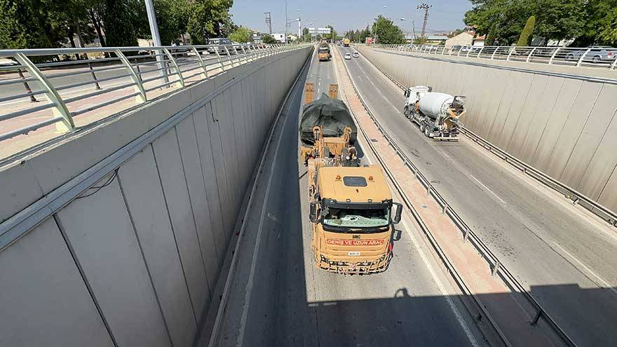 Konya için tarihi bir an! Ağır Bakım Taşınması Fotoğrafları 10