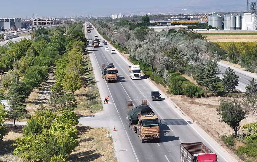 Konya için tarihi bir an! Ağır Bakım Taşınması Fotoğrafları 5