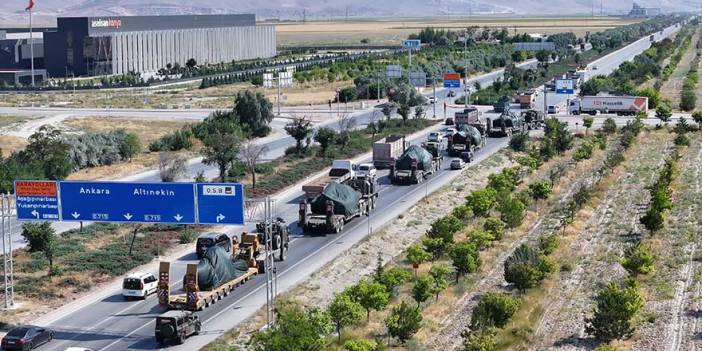 Konya için tarihi bir an! Ağır Bakım Taşınması Fotoğrafları