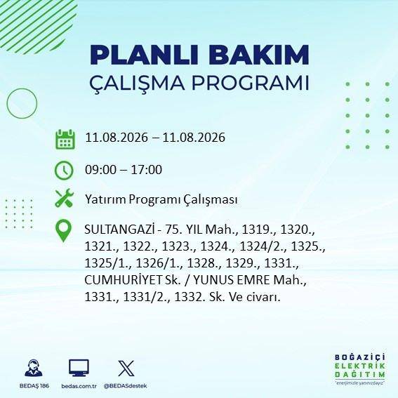 İstanbul karanlığa bürünecek! BEDAŞ Duyurdu: Salı Günü Saatler Sürecek Elektrik Kesintisi! 29