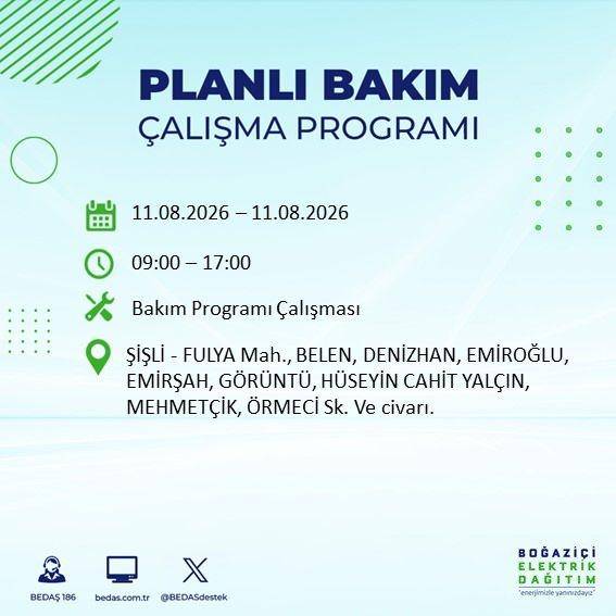 İstanbul karanlığa bürünecek! BEDAŞ Duyurdu: Salı Günü Saatler Sürecek Elektrik Kesintisi! 35