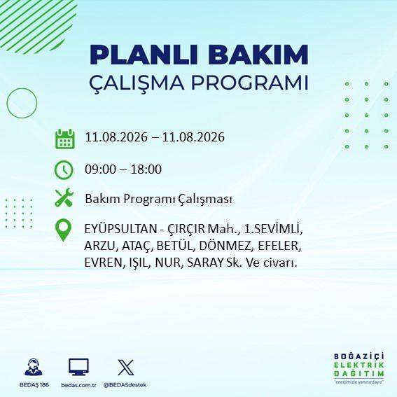 İstanbul karanlığa bürünecek! BEDAŞ Duyurdu: Salı Günü Saatler Sürecek Elektrik Kesintisi! 4