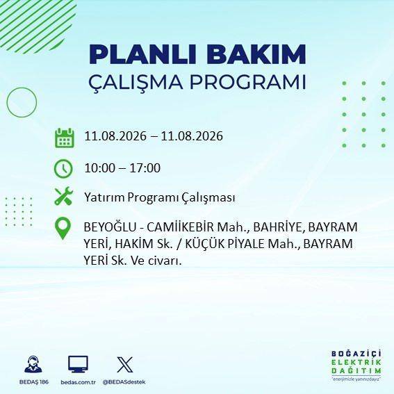 İstanbul karanlığa bürünecek! BEDAŞ Duyurdu: Salı Günü Saatler Sürecek Elektrik Kesintisi! 40