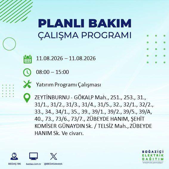 İstanbul karanlığa bürünecek! BEDAŞ Duyurdu: Salı Günü Saatler Sürecek Elektrik Kesintisi! 46