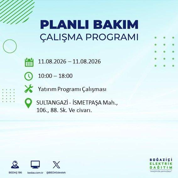 İstanbul karanlığa bürünecek! BEDAŞ Duyurdu: Salı Günü Saatler Sürecek Elektrik Kesintisi! 52