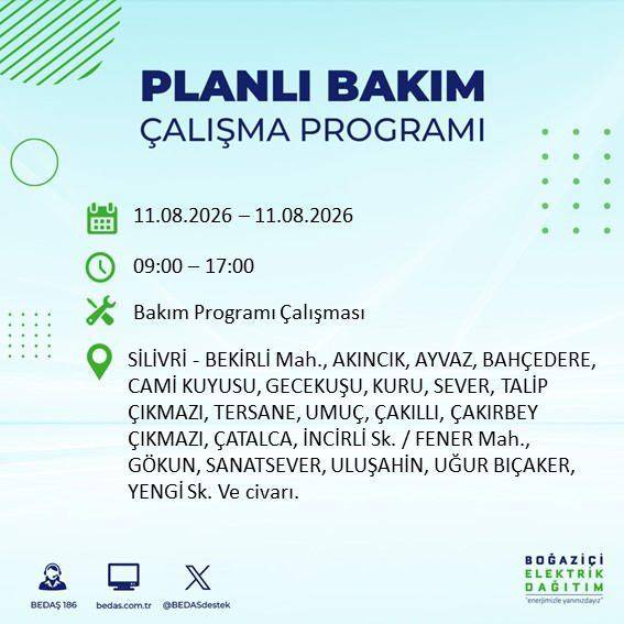 İstanbul karanlığa bürünecek! BEDAŞ Duyurdu: Salı Günü Saatler Sürecek Elektrik Kesintisi! 56
