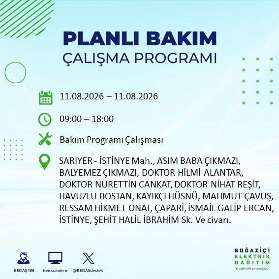 İstanbul karanlığa bürünecek! BEDAŞ Duyurdu: Salı Günü Saatler Sürecek Elektrik Kesintisi! 63