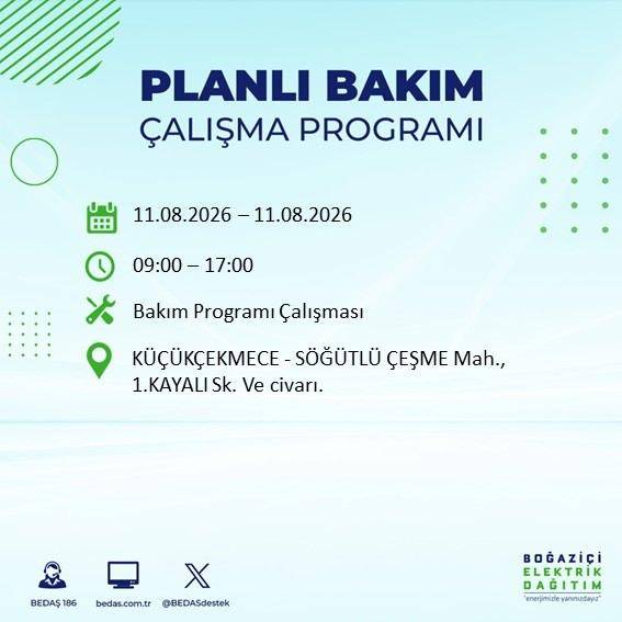 İstanbul karanlığa bürünecek! BEDAŞ Duyurdu: Salı Günü Saatler Sürecek Elektrik Kesintisi! 67