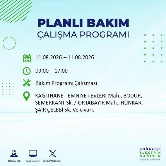 İstanbul karanlığa bürünecek! BEDAŞ Duyurdu: Salı Günü Saatler Sürecek Elektrik Kesintisi! 69