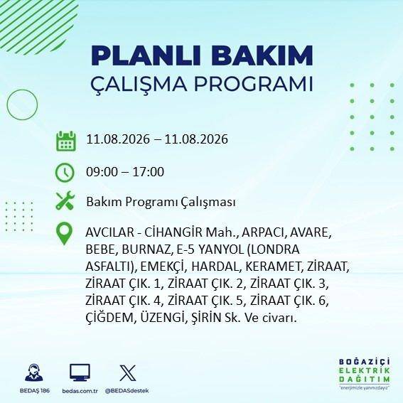 İstanbul karanlığa bürünecek! BEDAŞ Duyurdu: Salı Günü Saatler Sürecek Elektrik Kesintisi! 87